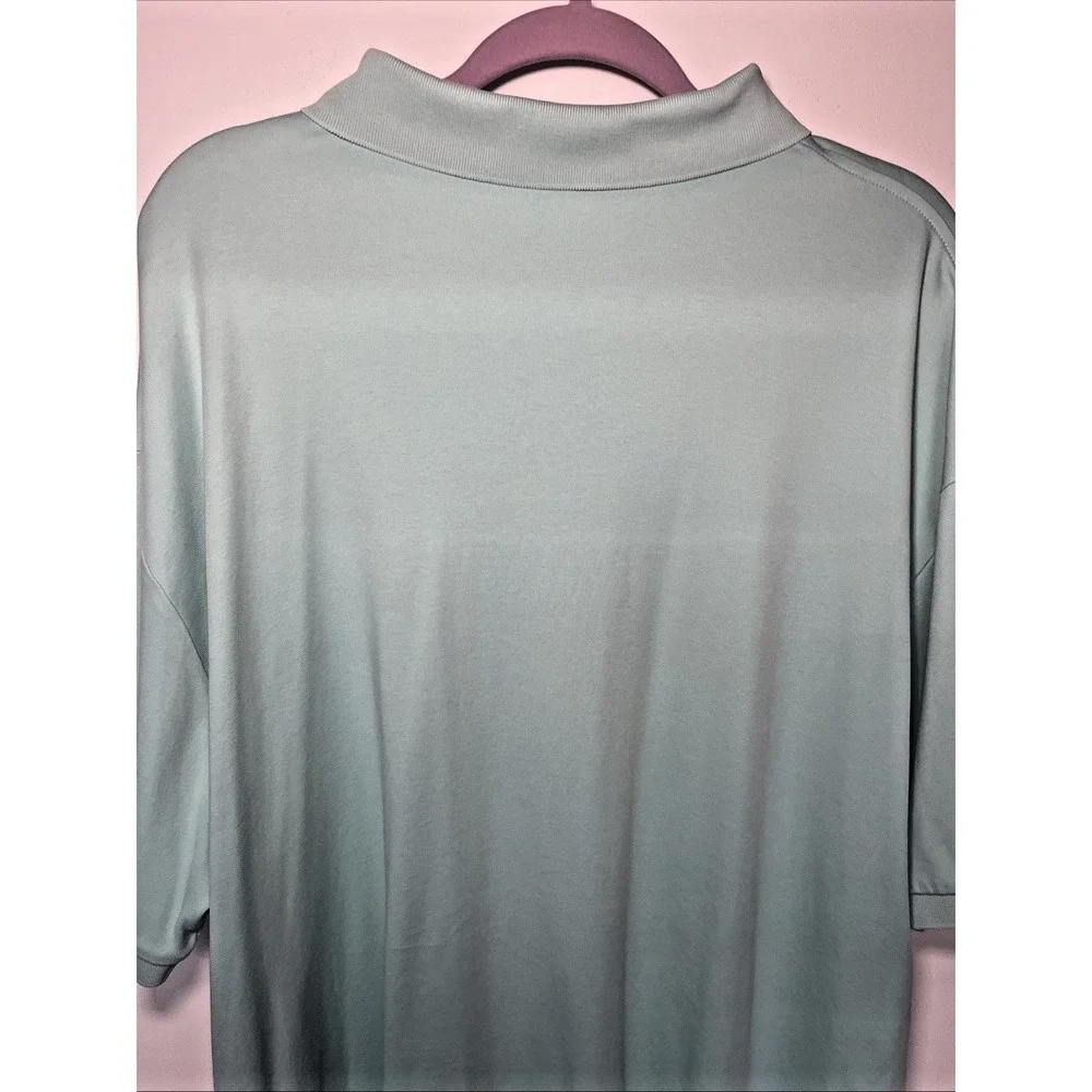 Polo Ralph Lauren 2XB Big Tall Polo Shirt Aqua Blue Purple Pony Golf